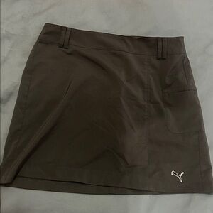 Puma Golf Black USP Dry Skort Skirt Size 8
